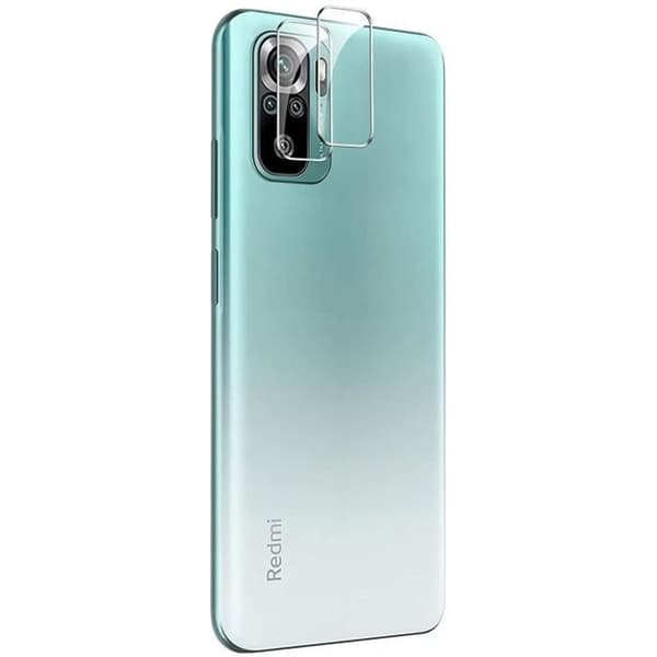 Skyddande Transparent Kamera för Xiaomi REDMI NOTE 10 4G [Pack med 2] Härdat glas Lins Bakre Kamera Film Phonillico®