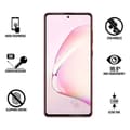 Miniatyrbild 2 av 3: Härdat Glas - Phonillico® - Samsung Galaxy NOTE 10 LITE - Pack om 2 - Svart Kant - Repfri