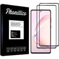 Miniatyrbild 1 av 3: Härdat Glas - Phonillico® - Samsung Galaxy NOTE 10 LITE - Pack om 2 - Svart Kant - Repfri
