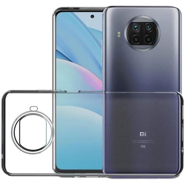 Fodral för Xiaomi MI 10T LITE 5G och 2 Härdat Glas - Mjukt Silikonskyddsfilm Glas Skärmskydd Phonillico®