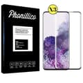 Miniatyrbild 1 av 2: Härdat Glas - Phonillico® - Samsung Galaxy S20 - 3-pack - Svart Kant - Repfria