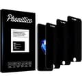 Miniatyrbild 1 av 3: Skärmskydd - Phonillico - iPhone SE 2020 - Pack om 3 - Svart - Spionavvisande