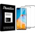 Miniatyrbild 1 av 3: Skyddfilm - Phonillico - Huawei P40 PRO - Härdat glas - Paket med 2 - Svart kant