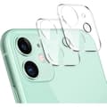 Miniatyrbild 1 av 3: Skyddskamera - Phonillico - iPhone 11 - Paket med 2 - Härdat glas - Represistent