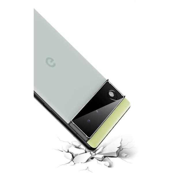 Skyddskamera för Google Pixel 6 [2-pack] Tempererat glas bakre kameraskydd Phonillico®