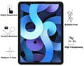 Miniatyrbild 3 av 4: Härdat glas för iPad AIR 5 / iPad AIR 4 [Pack 2] Skärmskydd Film Resistenta [Set av 2] Skyddsglas Anti Repor Phonillic