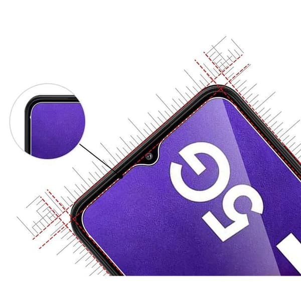 Härdat Glas för Samsung A22 5G [Pack 2] Skärmskydd Phonillico®