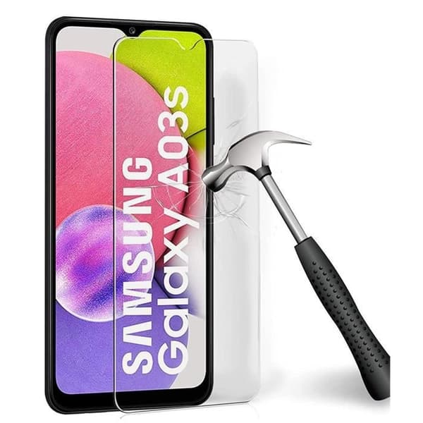 Härdat glas för Samsung A03S [Pack 2] Skärmskydd Phonillico®