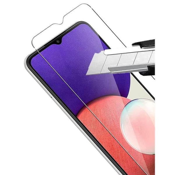 Härdat Glas för Samsung A22 4G [Pack 2] Skyddande Skärmskydd Phonillico®