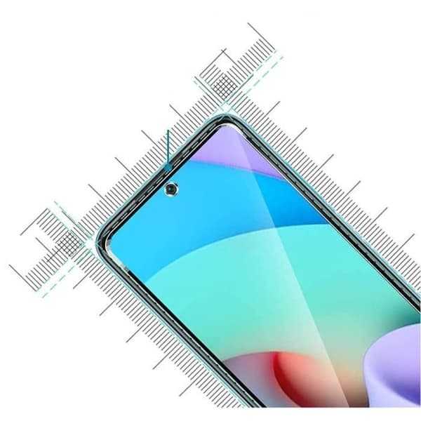Härdat glas för Xiaomi REDMI 10 4G [Pack 2] Skärmskydd Film Phonillico®