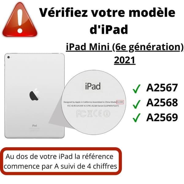 Härdat Glas för iPad MINI 6 (8,3 tum modell 2021) [Pack 2] Skärmskydd Film Mot Repor [Set av 2] Phonillico®