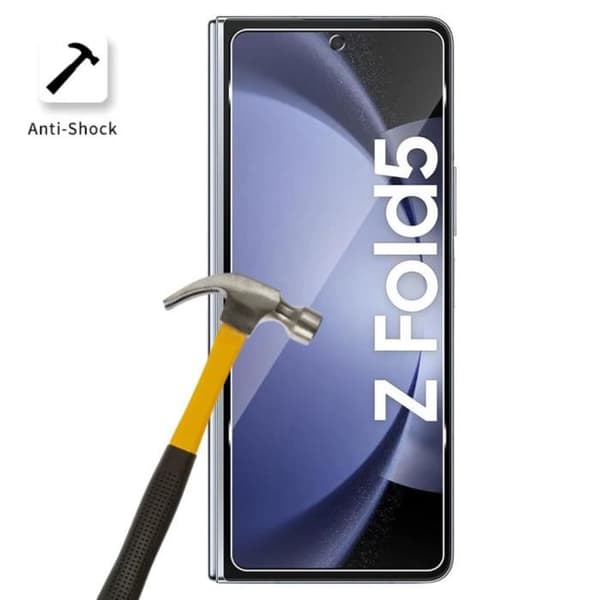 Tempered Glass for Samsung Galaxy Z FOLD 5 [Pack 2] Screen Protection Film Phonillico®