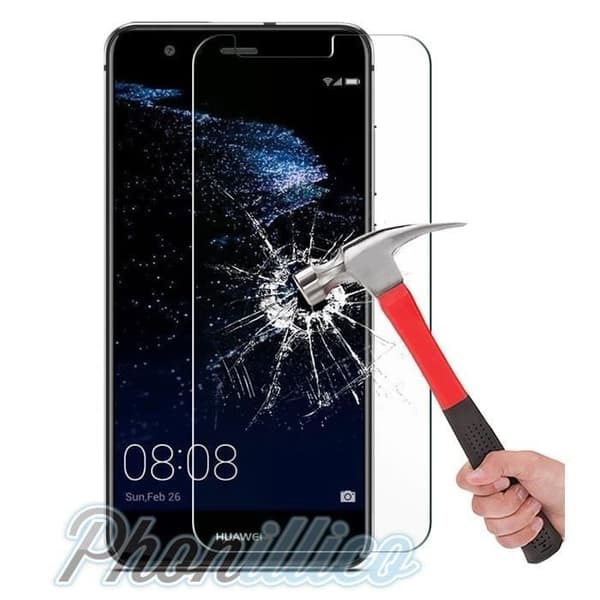 Skyddande film - Phonillico® - Huawei P10 LITE - Härdat glas - Ultra hållbart - Rep motståndskraftigt