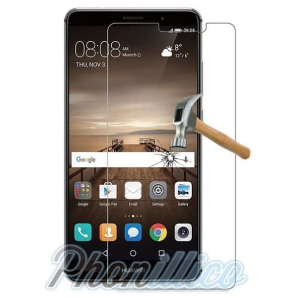 Skydd film - Phonillico - Huawei Mate 9 - Härdat glas - Ultra hållbar - Repåtsäker