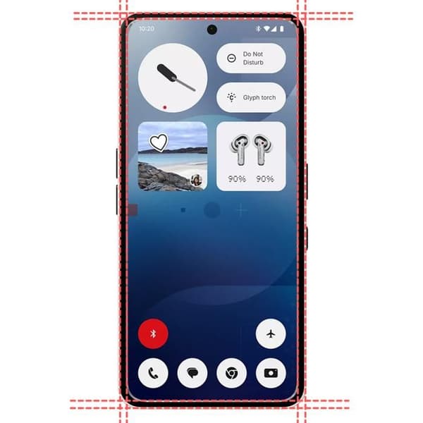 Härdat Glas - Phonillico® - Nothing Phone 3a - Förpackning med 2 - Repavvisande - Transparent