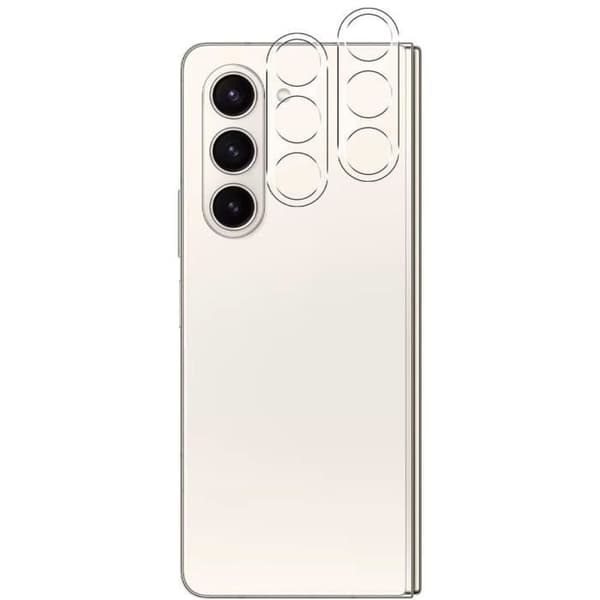 Skyddskamera för Samsung Z FOLD 5 [2-pack] Härdat Glas Baksida Kamera Skydd Film Phonillico®