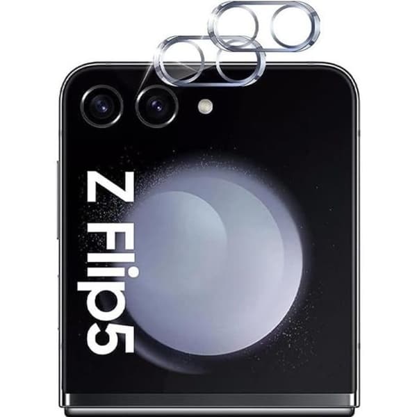 Skyddskamera för Samsung Galaxy Z FLIP 5 [2-pack] Härdat Glas Bakre Kameraskyddsfilm Phonillico®