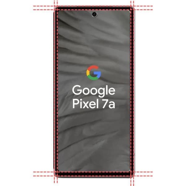 Härdat Glas för Google Pixel 7a [Pack 2] Skydd Film Skärm Phonillico®