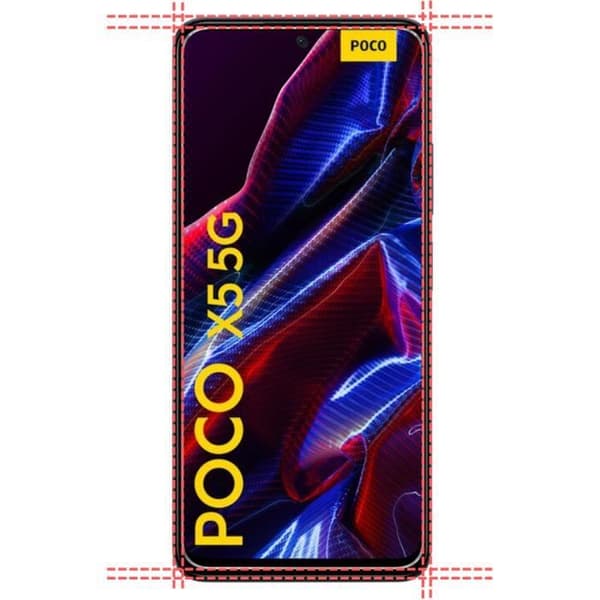Härdat glas för Xiaomi Poco X5 5G [Pack 4] Film Skyddsskärm Phonillico®
