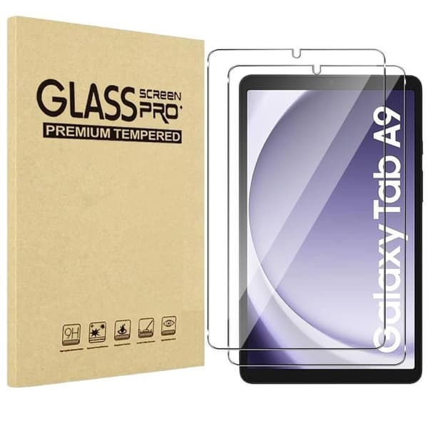 Filmskydd för skärm - Phonillico - Samsung Galaxy Tab A9 2023 - Pack 2 - Härdat glas - Represistent