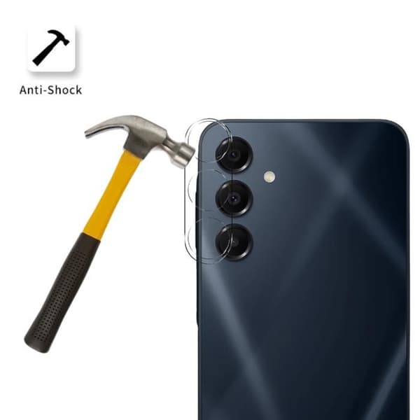 Skyddskamera - Phonillico® - Samsung Galaxy A16 4G/5G - Härdat glas - Paket med 2 - Repbeständig