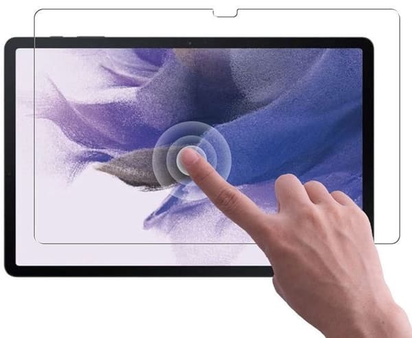 Härdat glas - Phonillico - Pack 2 - Kompatibel med Galaxy Tab S10/S9 - Repotålig - Transparent