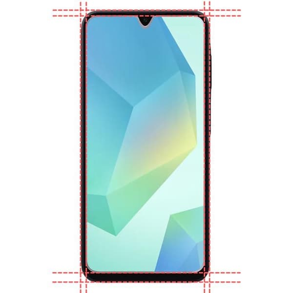 Skärmskydd - Phonillico - Härdat glas - Samsung Galaxy A16 4G/5G - Pack om 4 - Repellerande mot repor