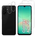 Miniatyrbild 1 av 6: Härdat Glas - Phonillico® - Samsung Galaxy A26 5G - Pack 2 - Skärm- och Kameraskydd - Repellerande