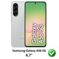Miniatyrbild 2 av 5: Härdat Glas - Phonillico® - Samsung Galaxy A56 5G - Paket 2 - Repellerande mot repor - Skärmskydd