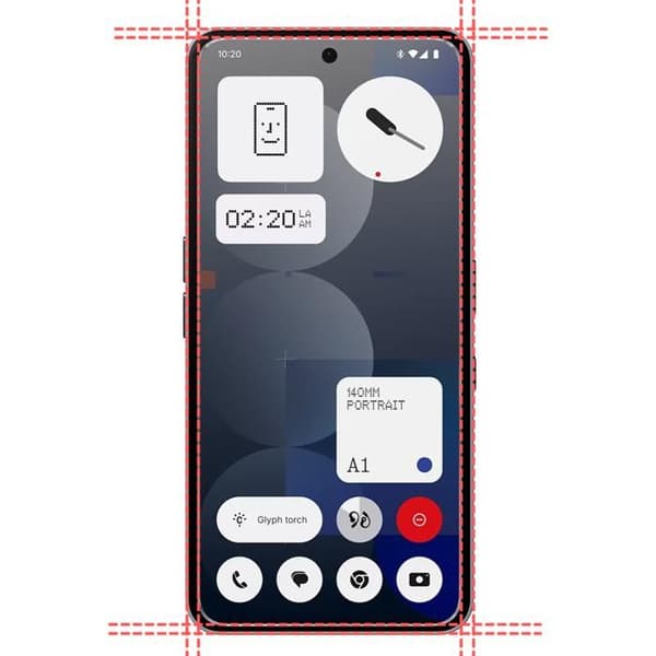 Härdat glas - Phonillico® - Nothing Phone 3a Pro - Paket med 2 - Repiggningsbeständig - Skärmskydd