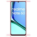 Miniatyrbild 4 av 5: Härdat Glas - Phonillico® - Realme Note 60 - Pack om 4 - Skärm Skydd - Rep resistant