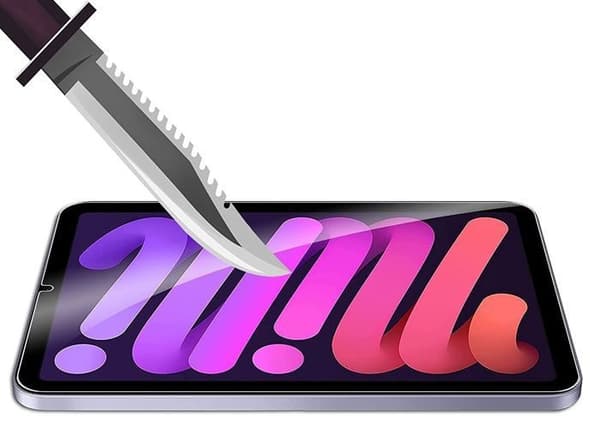 Härdat glas - Phonillico® - iPad MINI 7 - Pack 2 - Repellerar repor - Skärmskydd