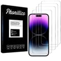 Miniatyrbild 1 av 4: Härdat Glas för iPhone 15 PLUS - iPhone 15 PRO MAX [Pack 4] Skyddsfilm för Skärm Phonillico®