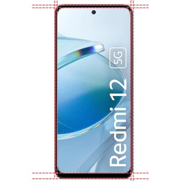 Härdat glas för Xiaomi Redmi 12 5G [Pack 4] Filmskydd för skärm Phonillico®