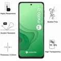 Miniatyrbild 3 av 4: Skärmskydd - Phonillico - Motorola Moto G54 - Paket med 4 - Härdat glas - Repfritt