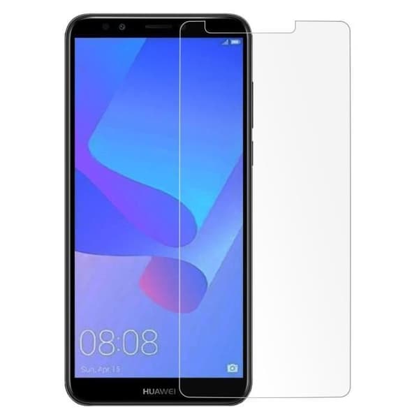 Skyddande film - Phonillico® - HUAWEI Y6 2018 - Härdat glas - Rep-resistant - Lätt installation