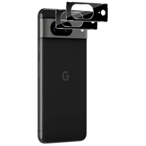 Skyddskamera - Phonillico® - Google Pixel 8 - Paket med 2 - Härdat glas - Represistent