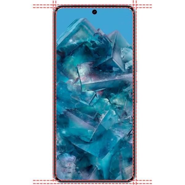 Skyddsglas - Phonillico® - Google Pixel 8 PRO - Paket med 4 - Härdat glas - Repbeständig