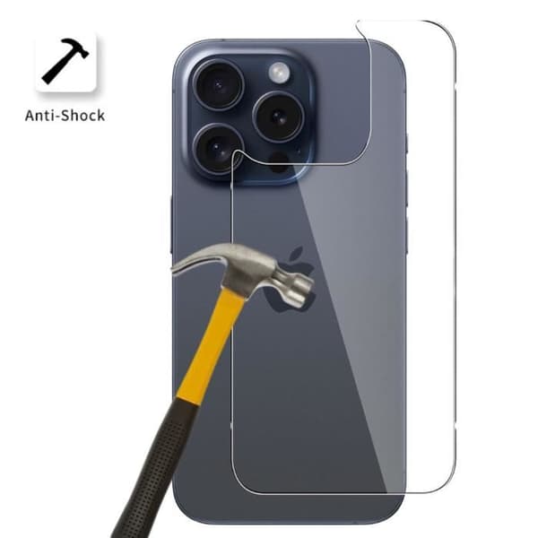 Filmm för härdat glas bak för iPhone 14 PRO MAX [Pack 2] Skyddsglas för skärm Phonillico®
