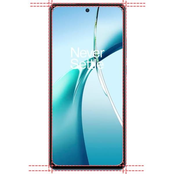 Skyddsglas - Phonillico® - OnePlus Nord CE 4 Lite 5G - Härdat Glas - Paket med 4 - Represistent