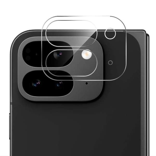 Skyddskamera - Phonillico® - Google Pixel 9 Pro Fold - Härdat glas - Paket med 2 - Ripskyddande