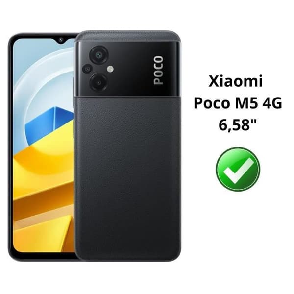 Filmvärn för Skärm - Phonillico® - Xiaomi Poco M5 4G - Pack 2 - Härdat Glas - Repåligt