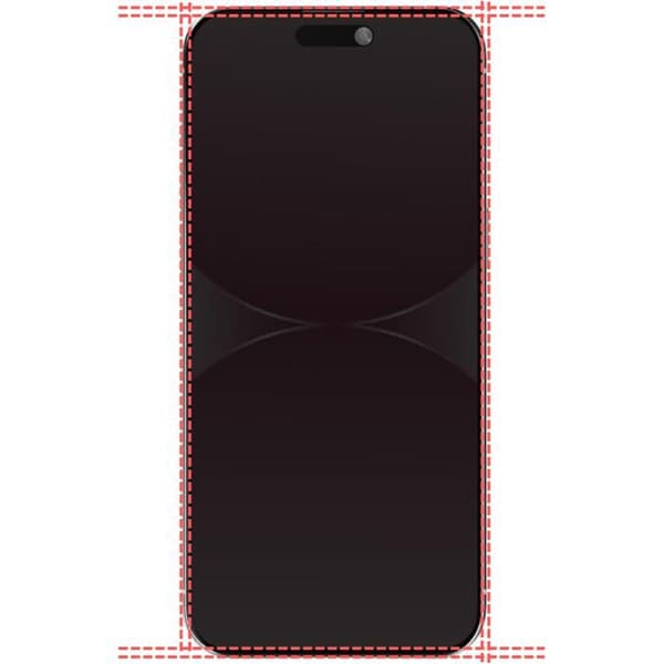Härdat Glas - Phonillico® - iPhone 16 - Pack om 4 - Antispion - Repellerande mot Ridskador