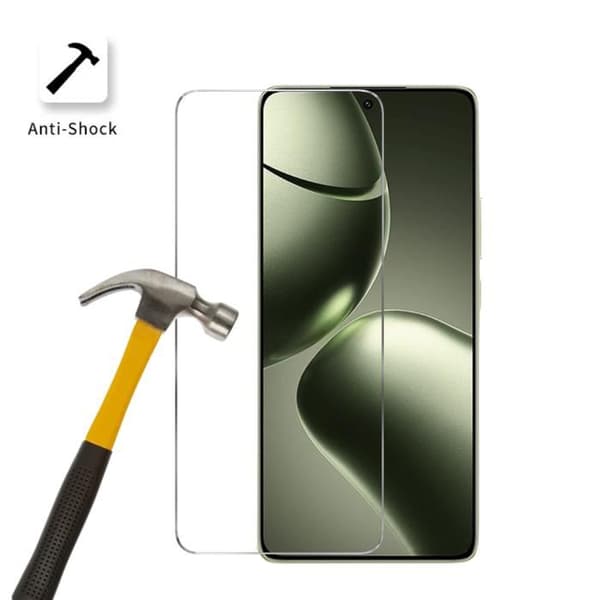 Skärmskydd - Phonillico - Härdat glas - Kompatibel med Xiaomi 14T/14T PRO - Paket med 4 - Repbeständig