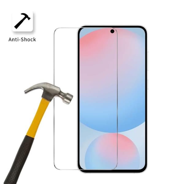 Skydd för Skärm - Phonillico® - Samsung Galaxy S24 FE - Härdat Glas - Paket om 4 - Repfria