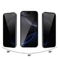 Miniatyrbild 3 av 6: Härdat glas - Phonillico - iPhone 16 PRO MAX - Anti-spion - Pack 2 - Repellerande mot repor