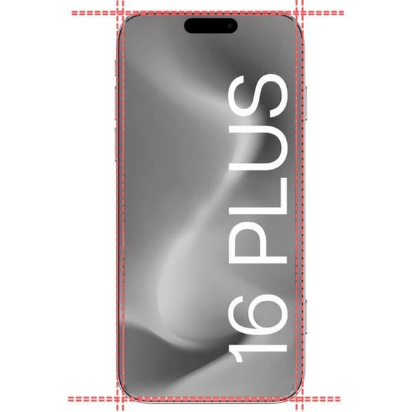 Filmpaket med härdat glas - Phonillico® - iPhone 16 Plus - 2-pack - Repfria - Transparent