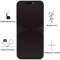 Miniatyrbild 4 av 5: Film Noir Anti Espion - Phonillico® - iPhone 16 Plus - Pack om 4 - Härdat Glas - Repellerande mot Repor