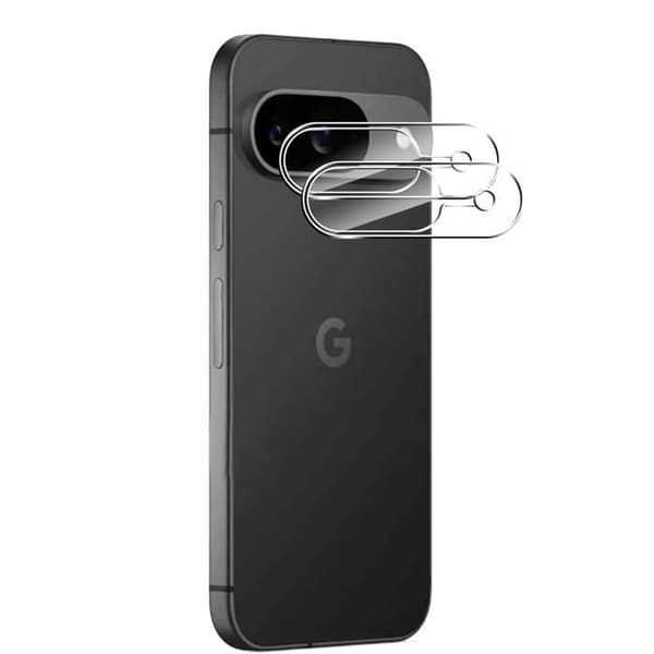 Skyddskamera - Phonillico® - Google Pixel 9 - 2-pack - Härdat glas - Repbeständig