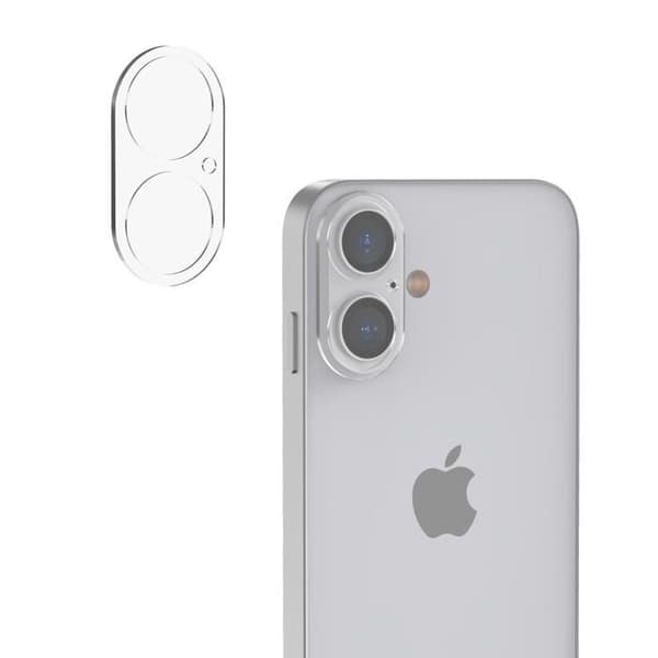 Härdat Glas - Phonillico® - iPhone 16 - Pack 2 - Skärmskydd - Kameraskydd